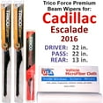 thumbnail image 1 of 2016 Cadillac Escalade Performance Beam Wipers (Set of 3) w/Rear Wiper, 1 of 4