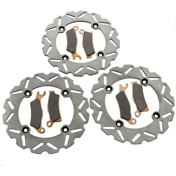 2016 Can-Am Outlander XTP 650 Front & Rear RipTide Brake Rotors & Brake Pads