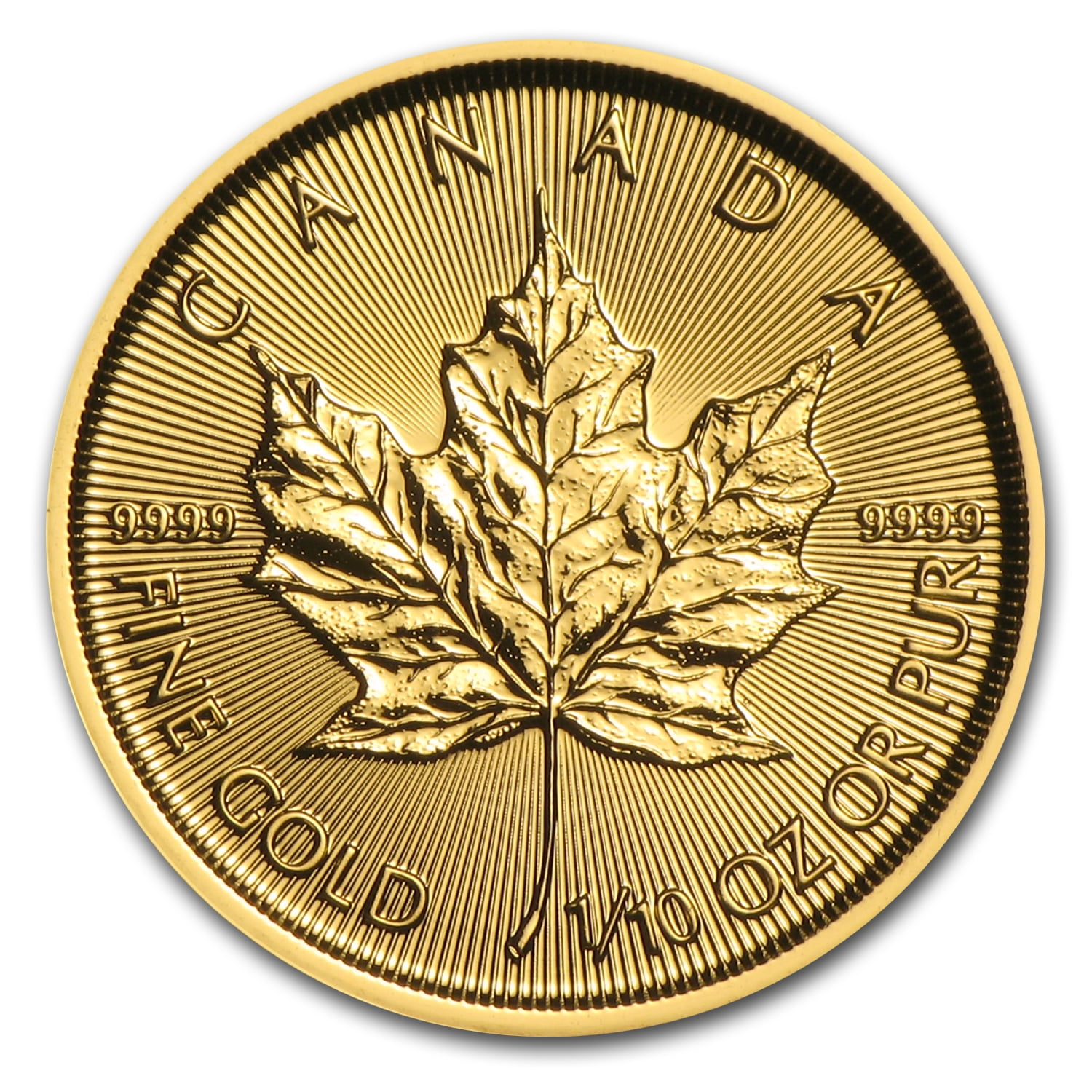 アンティークコイン コイン 金貨 銀貨 [送料無料] 2016 Canada 1/10 oz Gold Maple Leaf BU - SKU  #93750