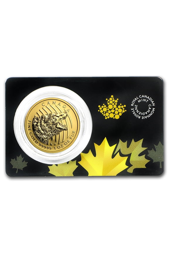 2016 Canada 1 oz Gold Roaring Grizzly Bear .99999 BU (Assay Card)