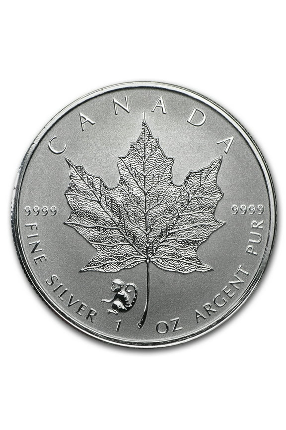 2016 Canada 1 oz Silver Maple Leaf Lunar Monkey Privy BU