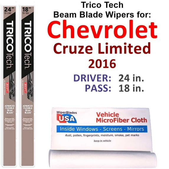 2016 Chevrolet Cruze Limited Beam Blade Wipers (Set of 2)
