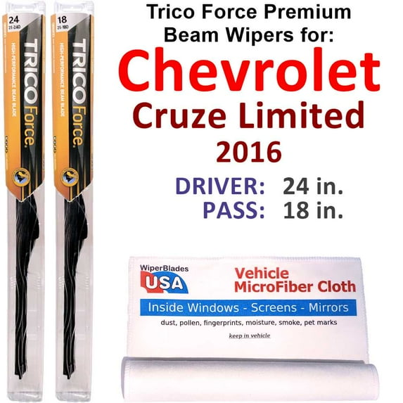 2016 Chevrolet Cruze Limited Performance Beam Wipers (Set of 2)