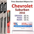 thumbnail image 1 of 2016 Chevrolet Suburban Wiper Blades (Set of 3) w/Rear Wiper, 1 of 4