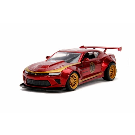 2016 Chevy Camaro SS Hard Top, Iron Man - Jada 30298 - 1/32 Scale Diecast Model Toy Car
