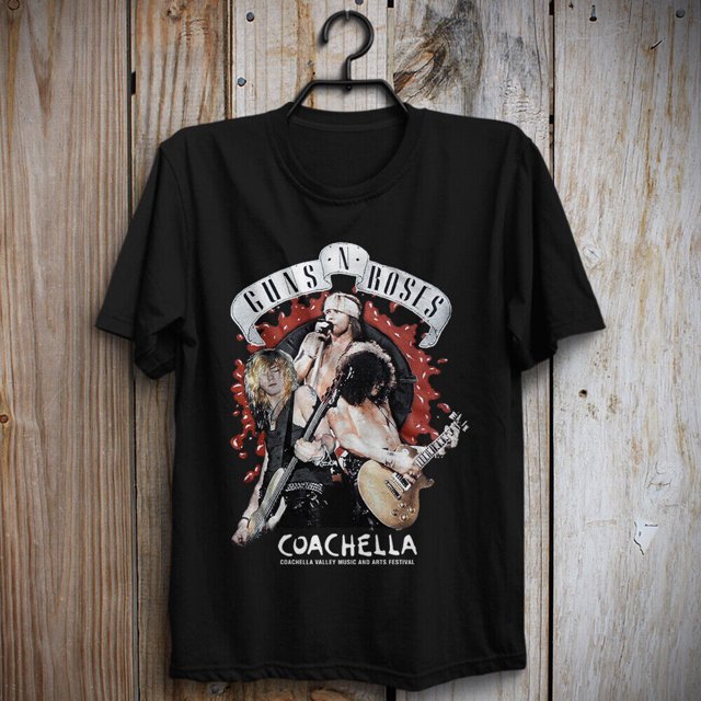 2016 Coachella Tee Guns N' Roses Axl Rose Frank Ferrer Appetite for