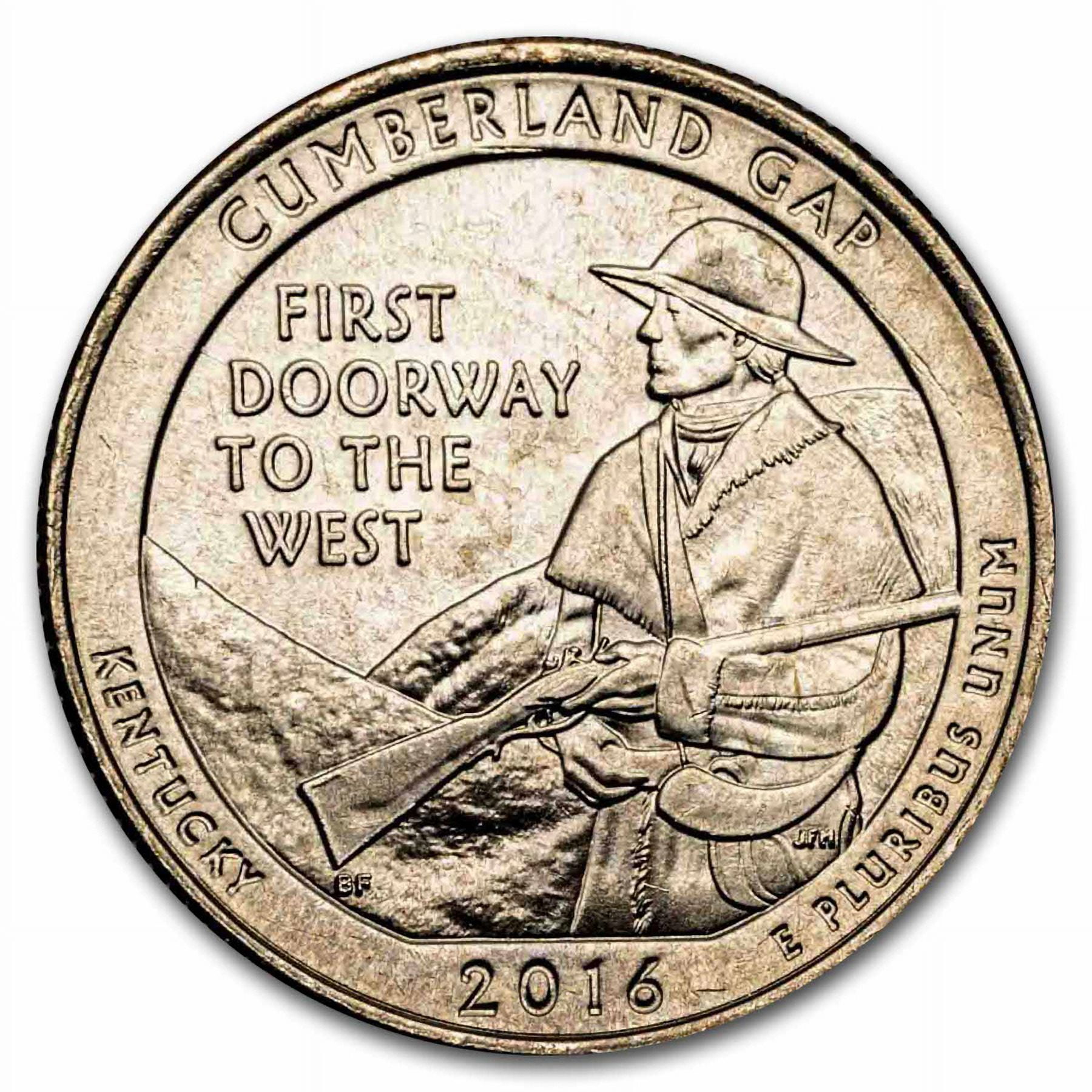 2016D ATB Quarter Cumberland Gap National Historical Park BU