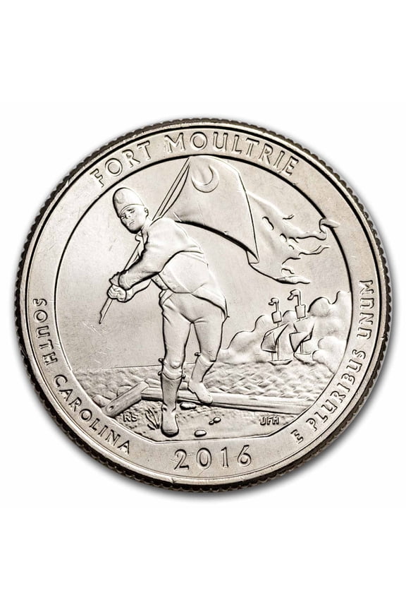 2016-D ATB Quarter Fort Moultrie National Monument BU