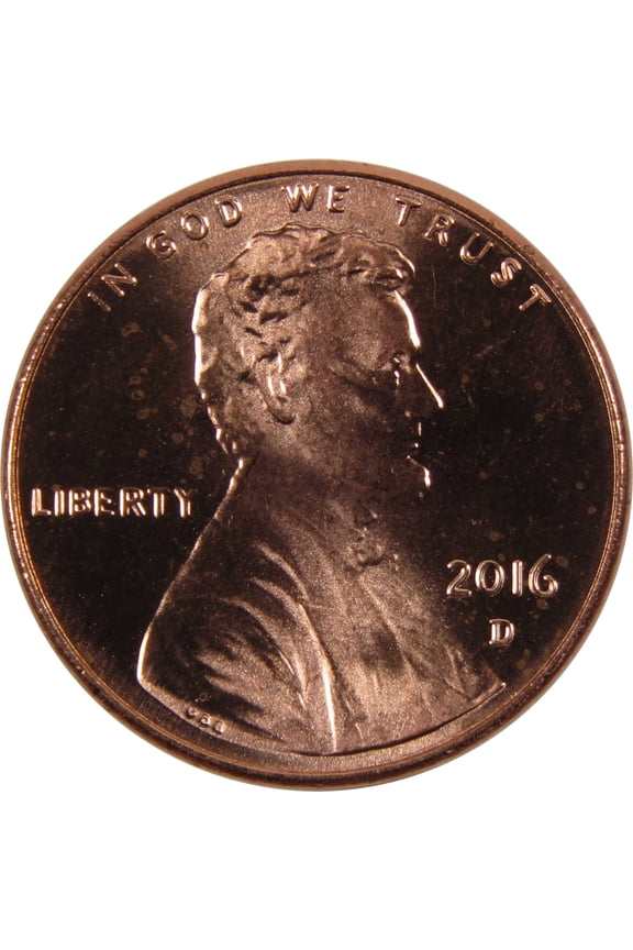 2016 D Lincoln Shield Cent BU Uncirculated Penny 1c Coin
