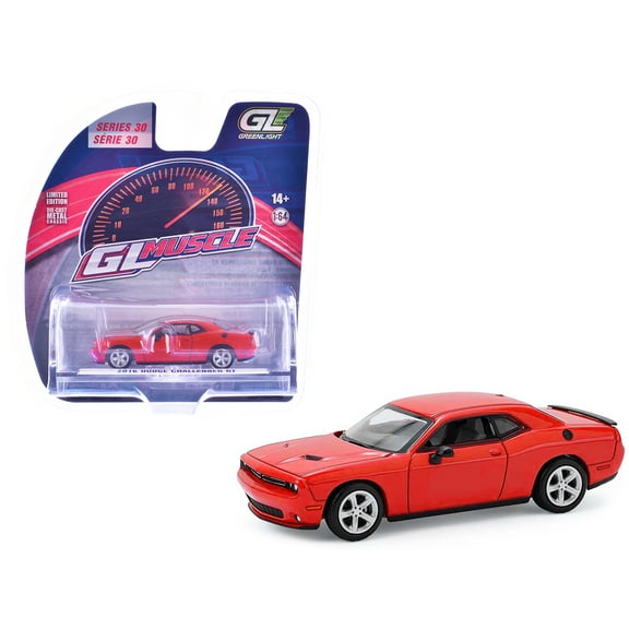 2016 Dodge Challenger RT Torred "GreenLight Muscle" Series 30 1/64 Diecast Model Cars by Greenlight