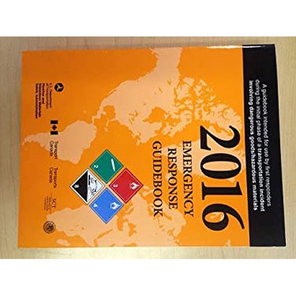 Pre-Owned 2016 Emergency Response Guidebook (ERG) Pocket Size, 9781680080728, 1680080725, Paperback,