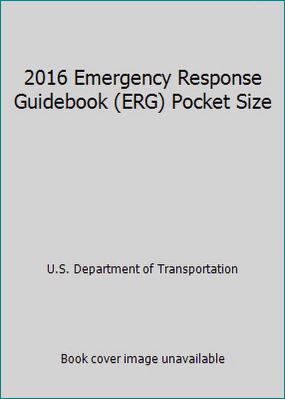 PreOwned 2016 Emergency Response Guidebook (ERG) Pocket Size