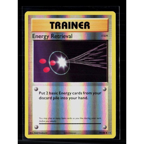 2016 Evolutions Energy Retrieval Uncommon Reverse Holo #77/108 Pokemon Card