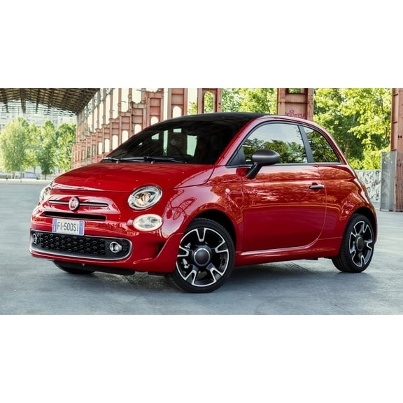 2016 Fiat 500C S - 24x36 Inch Glossy Laminated Poster - Stunning Detail and Bold Colors
