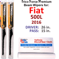 thumbnail image 1 of 2016 Fiat 500L Performance Beam Wipers (Set of 2), 1 of 3