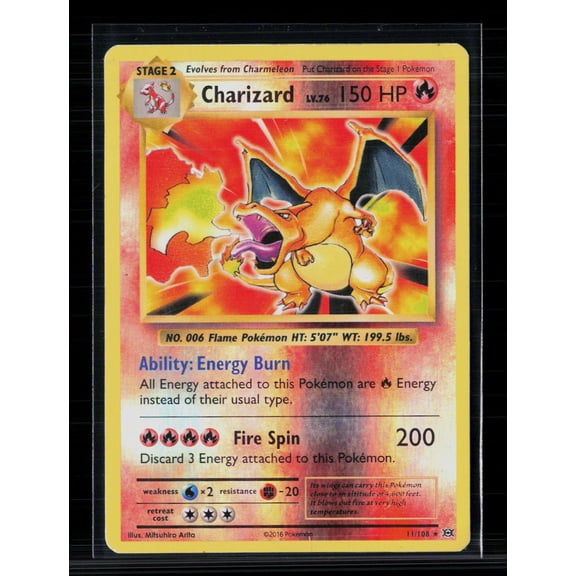 2016 Generations Charizard Holo Rare #11/108