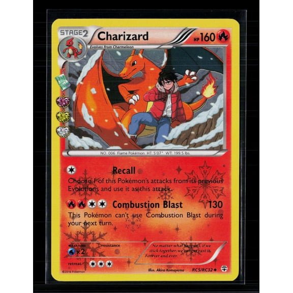 2016 Generations Charizard Holo Uncommon #RC5/RC32