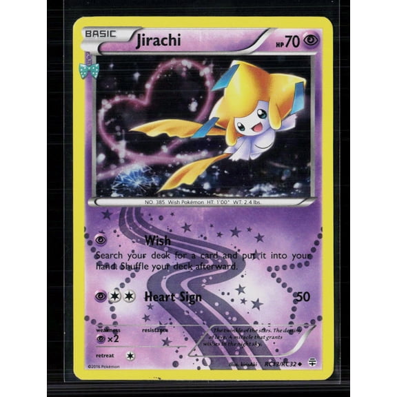 2016 Generations Jirachi Holo Uncommon #RC13/RC32
