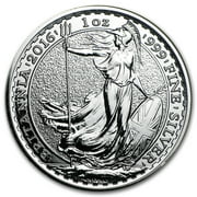 2016 Great Britain 1 oz Silver Britannia BU