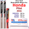 thumbnail image 1 of 2016 Honda Pilot Beam Blade Wipers (Set of 3) w/Rear Wiper, 1 of 3