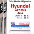 thumbnail image 1 of 2016 Hyundai Genesis Wiper Blades (Set of 2), 1 of 3