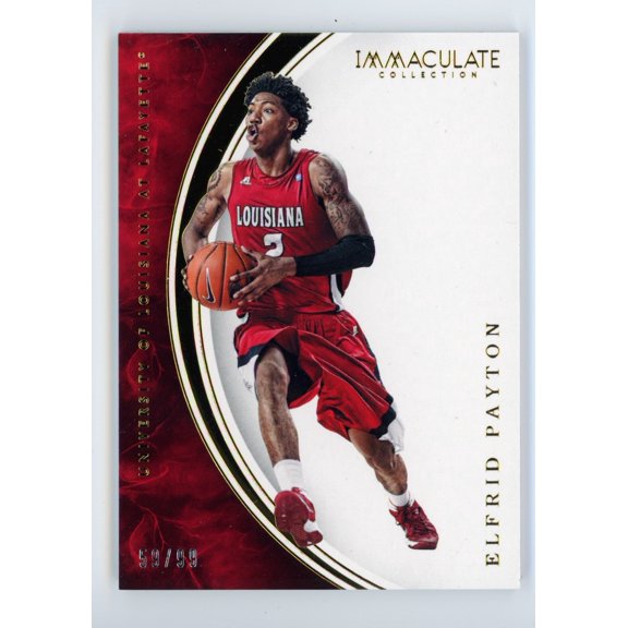 2016 Immaculate Collection Collegiate Panini Elfrid Payton #14 Base Set Serial #