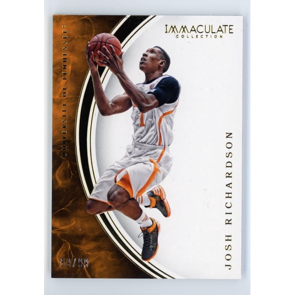 2016 Panini Immaculate Collection Collegiate Josh Richardson Tennessee Volunteers #23 Serial Numbered Basketball Card