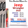 thumbnail image 1 of 2016 Jeep Wrangler Wiper Blades (Set of 3) w/Rear Wiper, 1 of 3