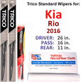 thumbnail image 1 of 2016 Kia Rio Wiper Blades (Set of 3) w/Rear Wiper, 1 of 3