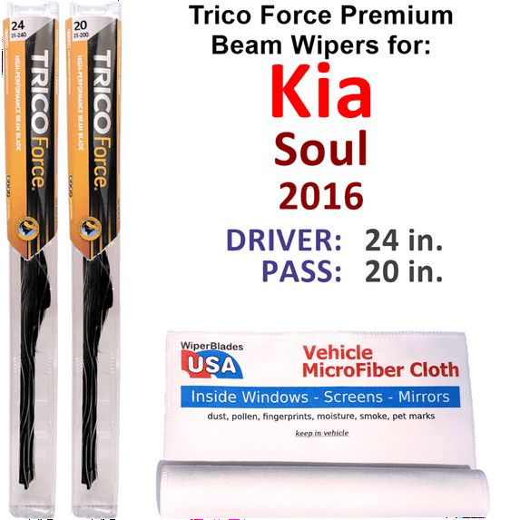 2016 Kia Soul Performance Beam Wipers (Set of 2)