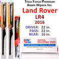 thumbnail image 1 of 2016 Land Rover LR4 Performance Beam Wipers (Set of 3) w/Rear Wiper, 1 of 3