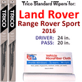 thumbnail image 1 of 2016 Land Rover Range Rover Sport Wiper Blades (Set of 2), 1 of 3
