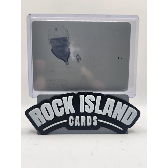 2016 Leaf In The Game Heroes and Prospects Teemu Selanne #HM-45 Yellow Printing Plate /1