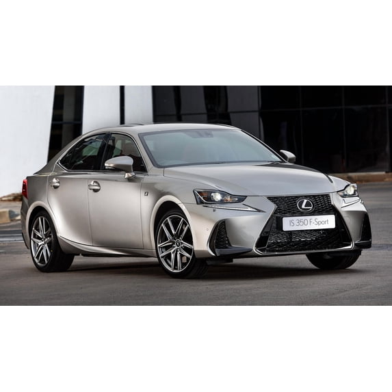 2016 Lexus IS F Sport ZA - 24x36 Inch Laminated Poster - Stunning Detail and Bold Colors