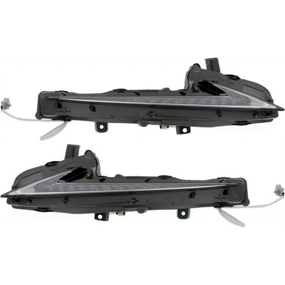 For 2016 Lexus IS200t Pair Driver and Passenger Side Day Time Running Light CAPA Certified w/ Bulbs Included LX2562100 LX2563100 | 81620-53031 81610-53031 ;LED