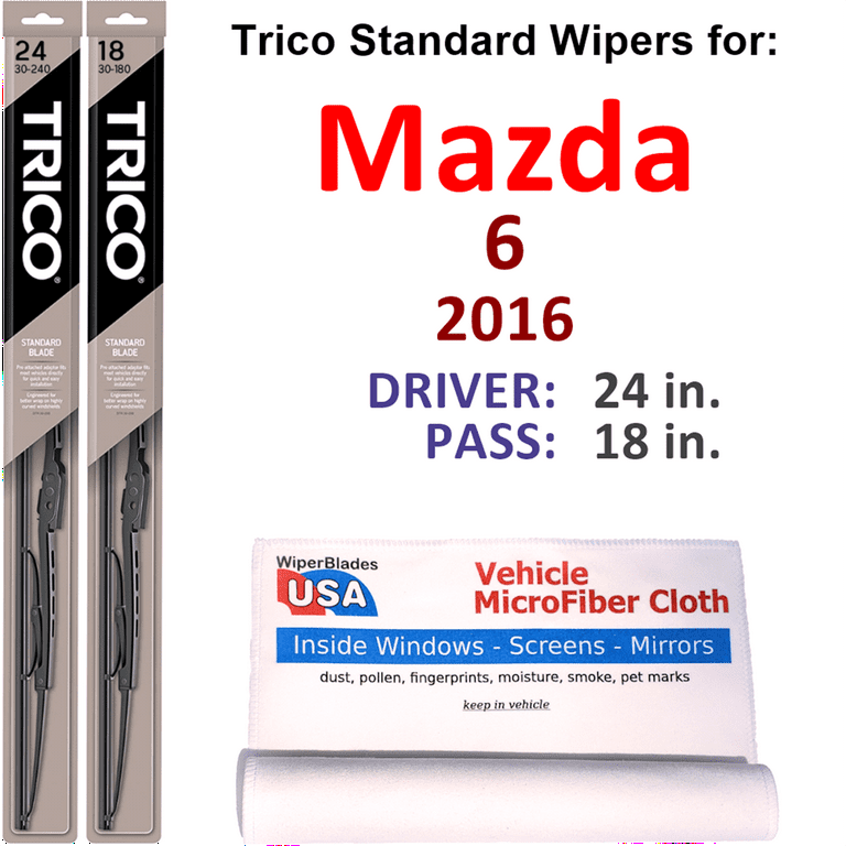 2016 Mazda 6 Wiper Blades (Set of 2) - Walmart.com