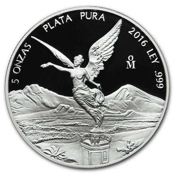 2016 Mexico 5 oz Silver Libertad Proof (In Capsule)
