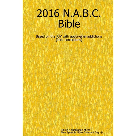 2016 N.A.B.C. Bible, (Paperback)