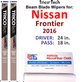 thumbnail image 1 of 2016 Nissan Frontier Beam Blade Wipers (Set of 2), 1 of 3
