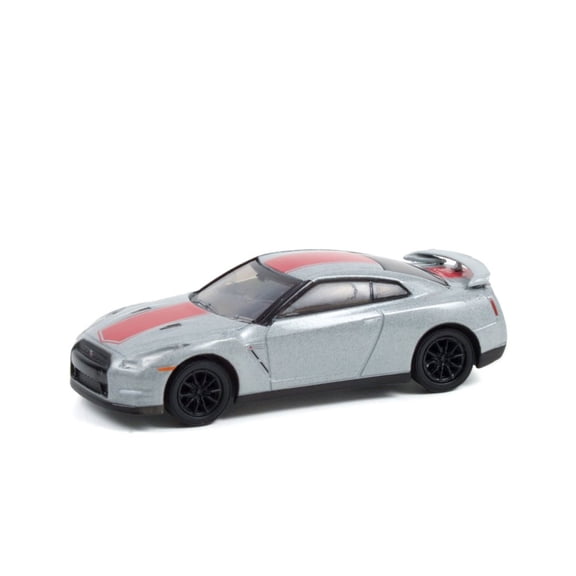 2016 Nissan GT-R (R35), Pearl White and Red - Greenlight 28080D/48 - 1/64 scale Diecast Model Toy Car