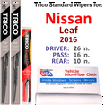 thumbnail image 1 of 2016 Nissan Leaf Wiper Blades (Set of 3) w/Rear Wiper, 1 of 3