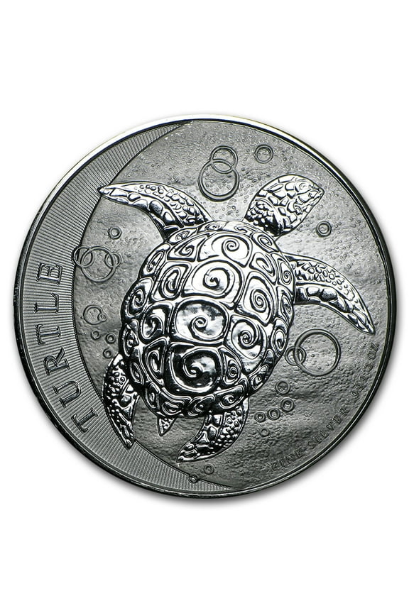 2016 Niue 2 oz Silver $5 Hawksbill Turtle
