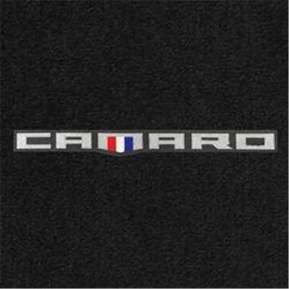 2016-On Ebony Ultimat Camaro Word Logo Mats - Ebony - 2 Piece