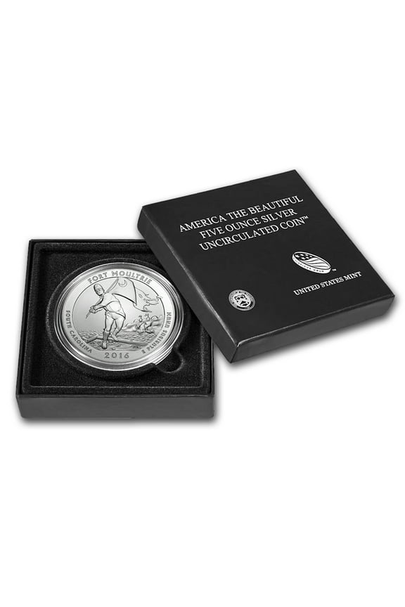 2016-P 5 oz Silver ATB Fort Moultrie (w/Box & COA)
