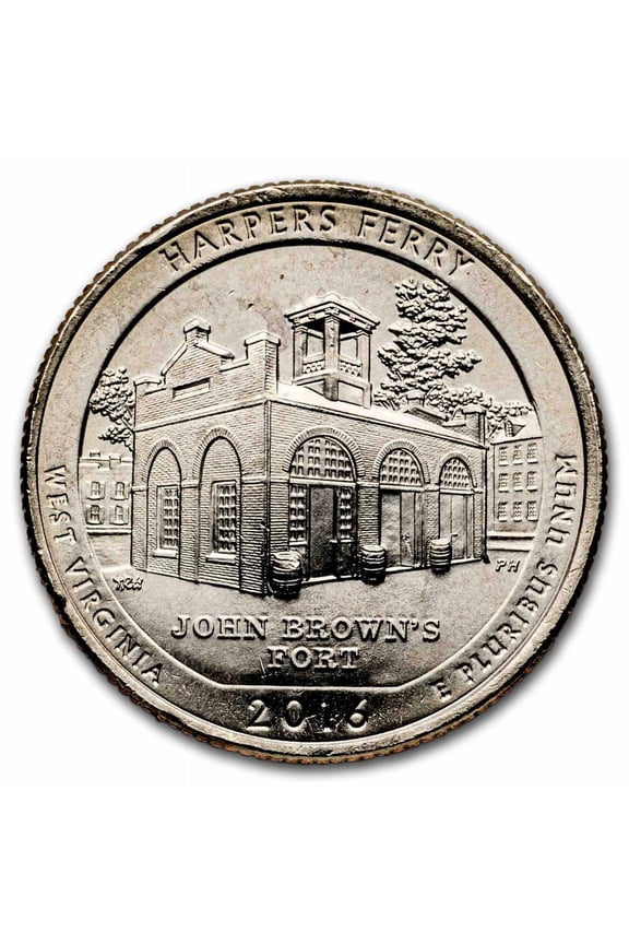 2016-P ATB Quarter Harper's Ferry National Historical Park BU