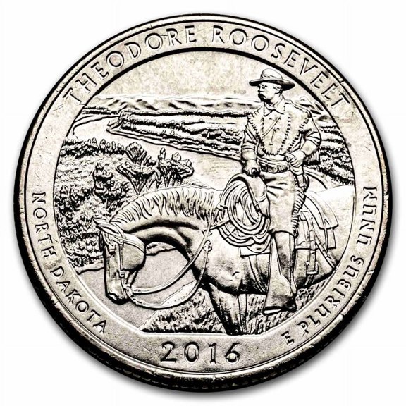 2016-P ATB Quarter Theodore Roosevelt National Park BU