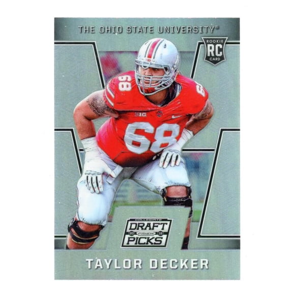 2016 PANINI PRIZM COLLEGIATE DRAFT PICKS DRAFT PICKS PRIZMS #232 TAYLOR DECKER RC OHIO STATE BUCKEYES