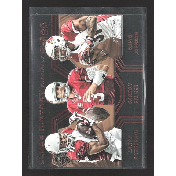 2016 Panini Clear Vision #13 33/79 Football Card Arizona Cardinals Carson Palmer David Johnson Larry Fitzgerald