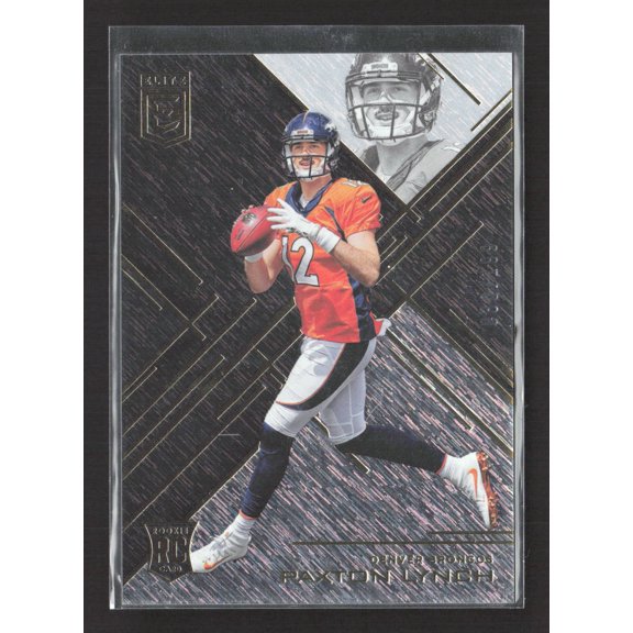 2016 Panini Donruss Elite Paxton Lynch #169 Denver Broncos Football Card