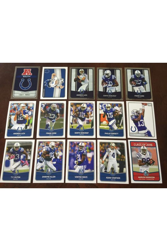 2016 Panini NFL Sticker Collection Indianapolis Colts Team Set Andrew Luck